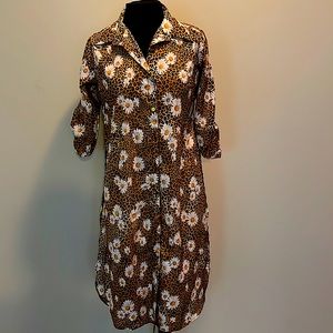 Never Worn! Animal Print & Flower Shirt